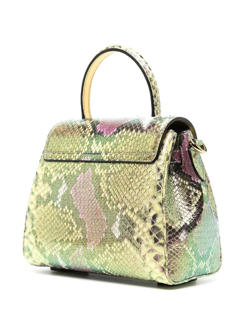La Medusa snakeskin tote bag 3