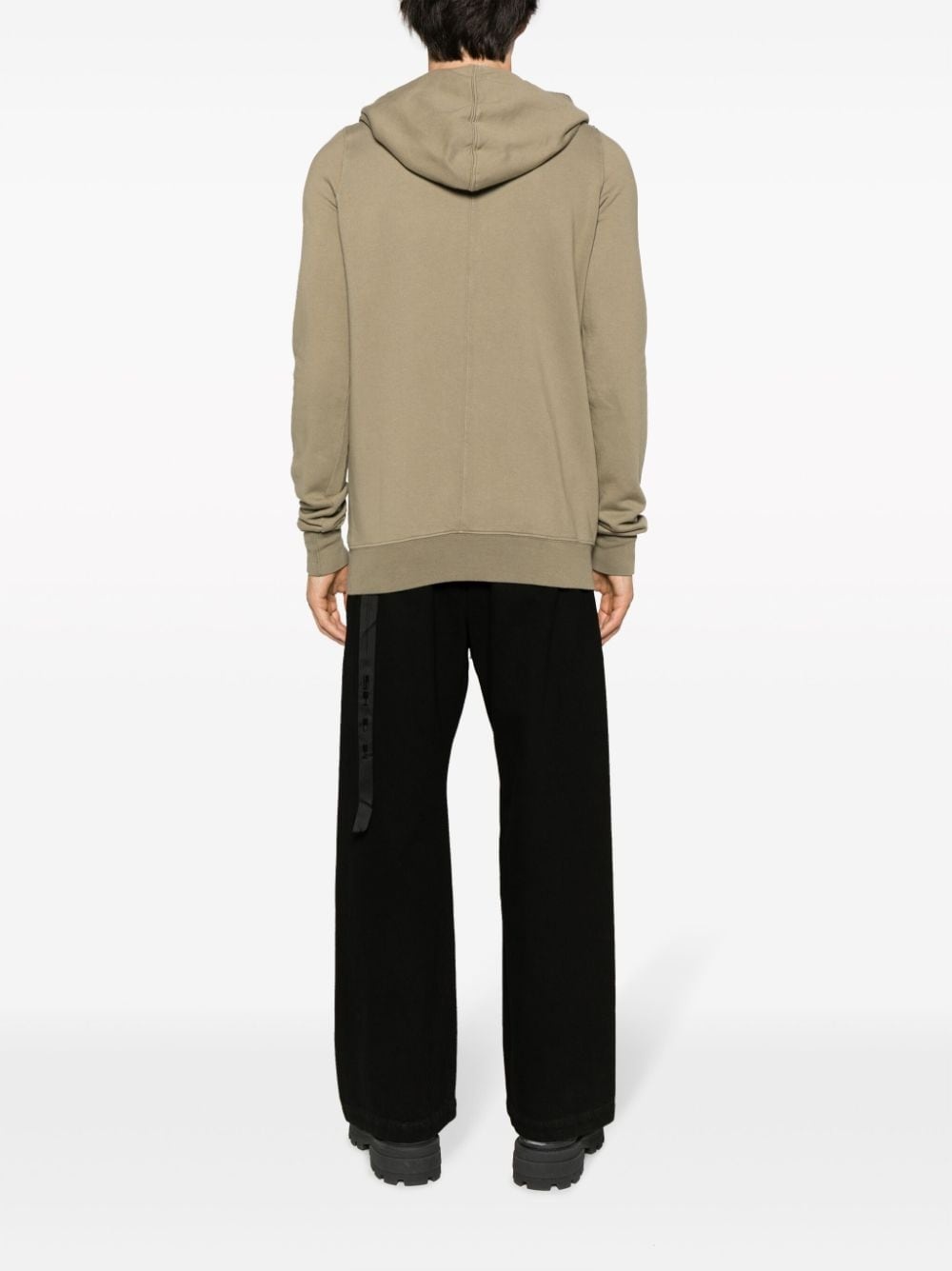 zip-up cotton hoodie - 4