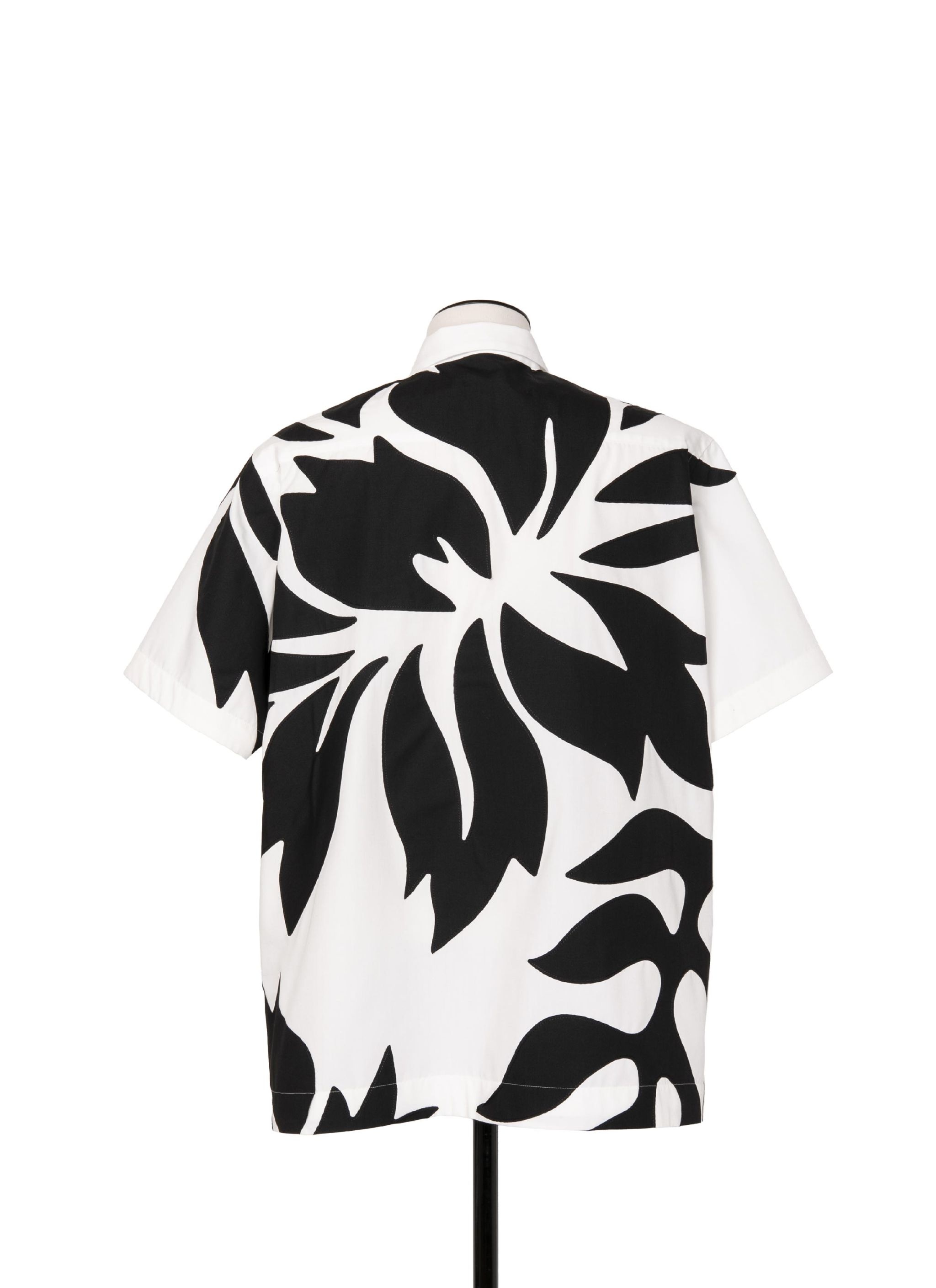 Floral Embroidered Patch Cotton Poplin Shirt - 3