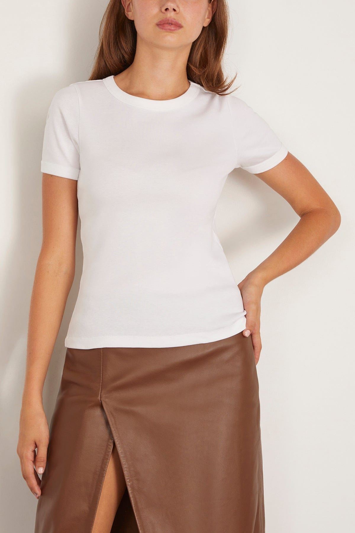 Car Tee in White - 3