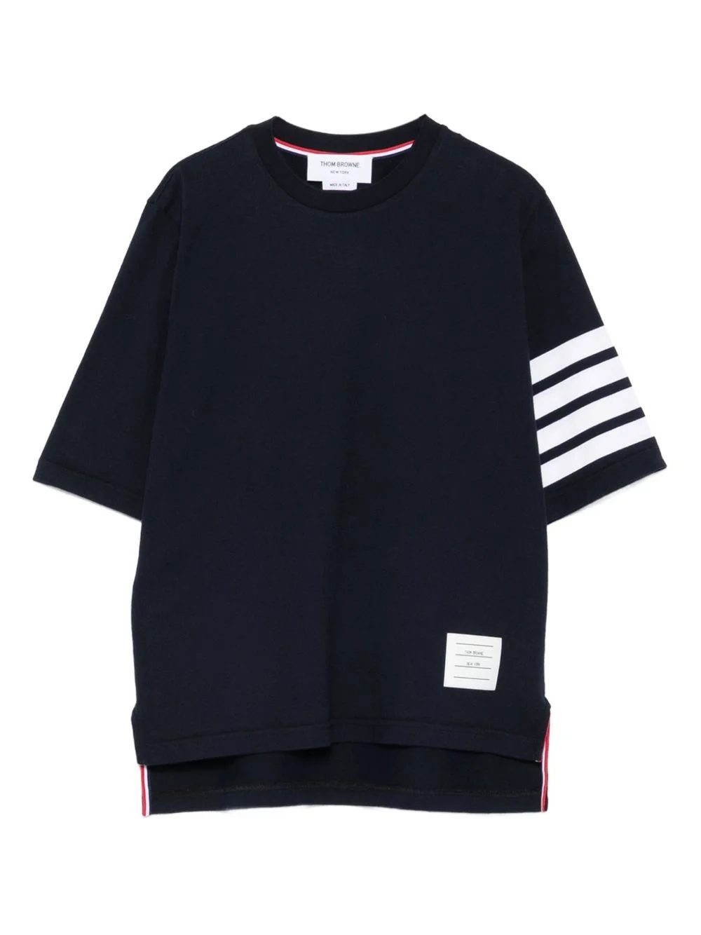 four-stripe sleeve t-shirt - 1