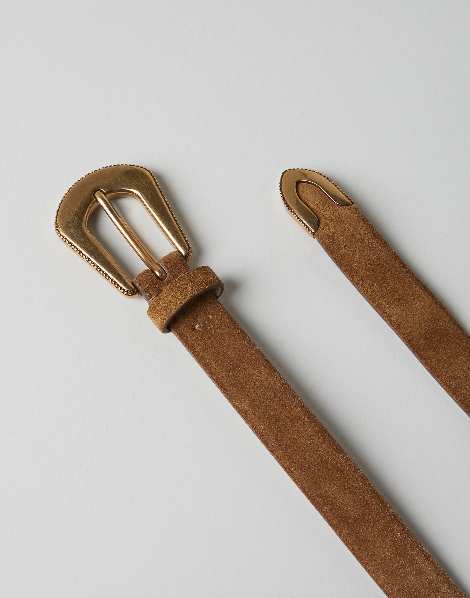 Suede calfskin belt - 2