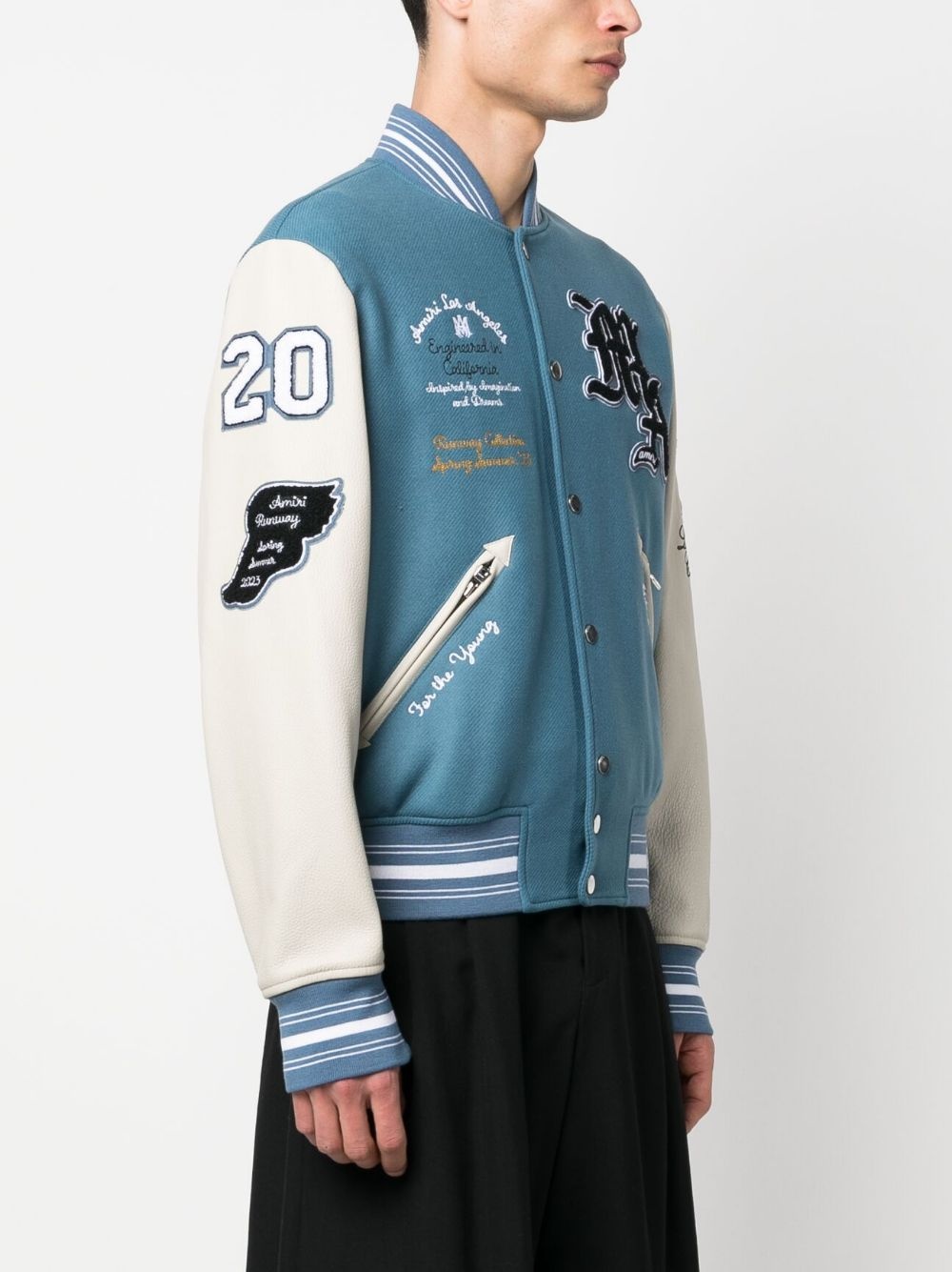 patch-detail varsity jacket - 4