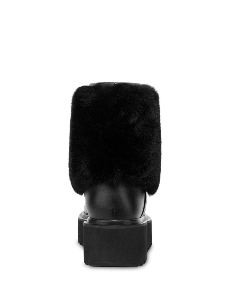 logo-embossed slip-on boots 3
