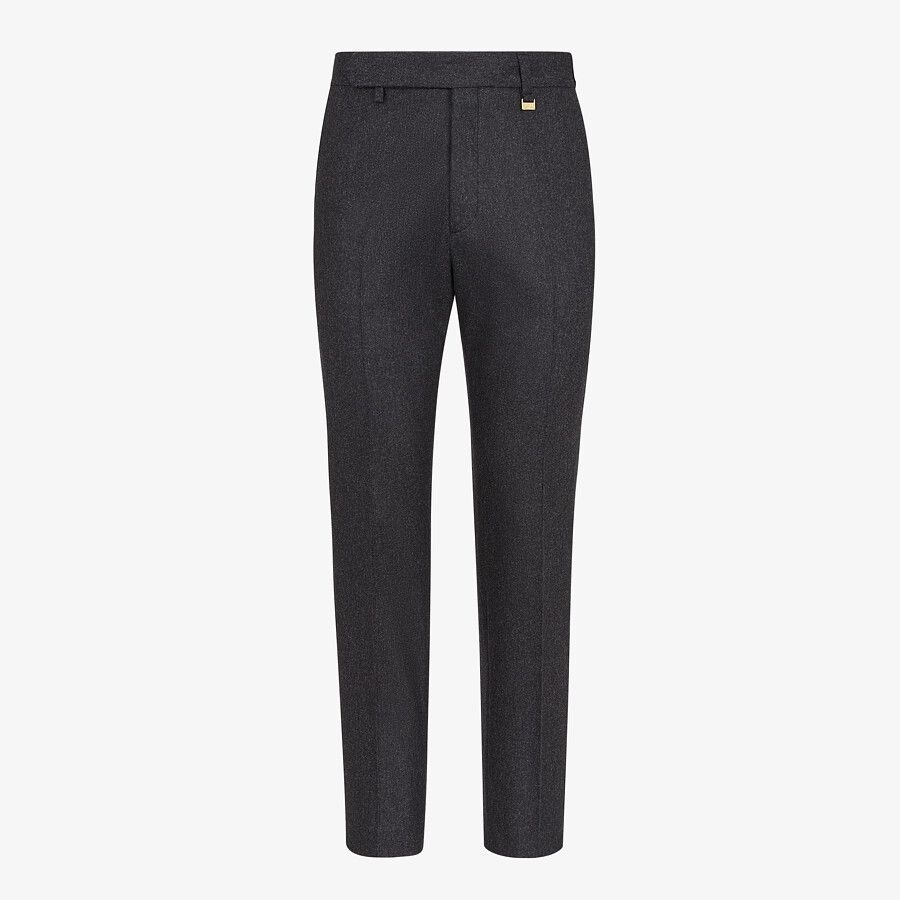 Black wool pants - 1