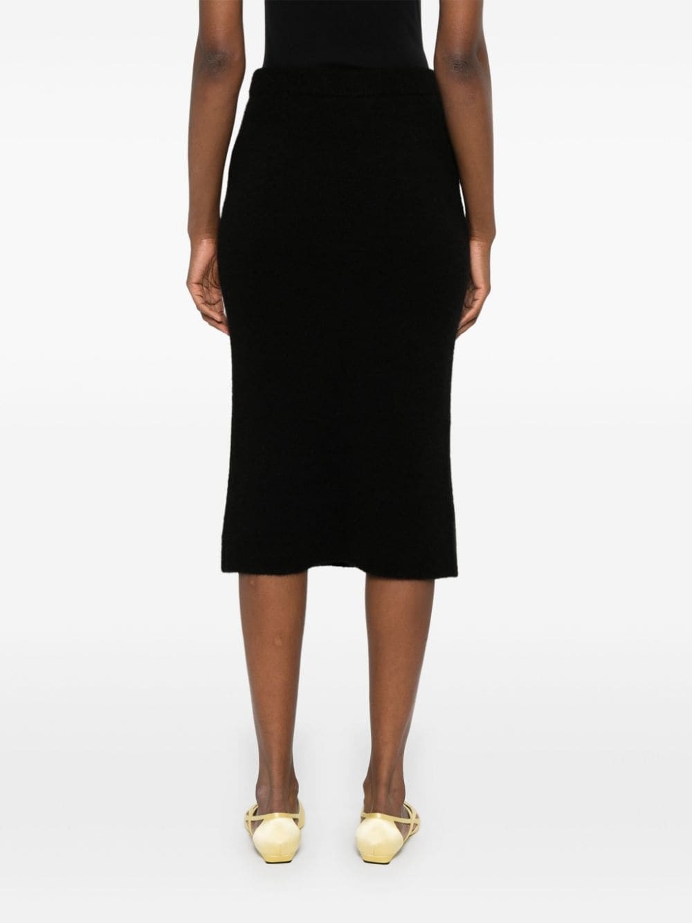 knitted midi skirt - 4