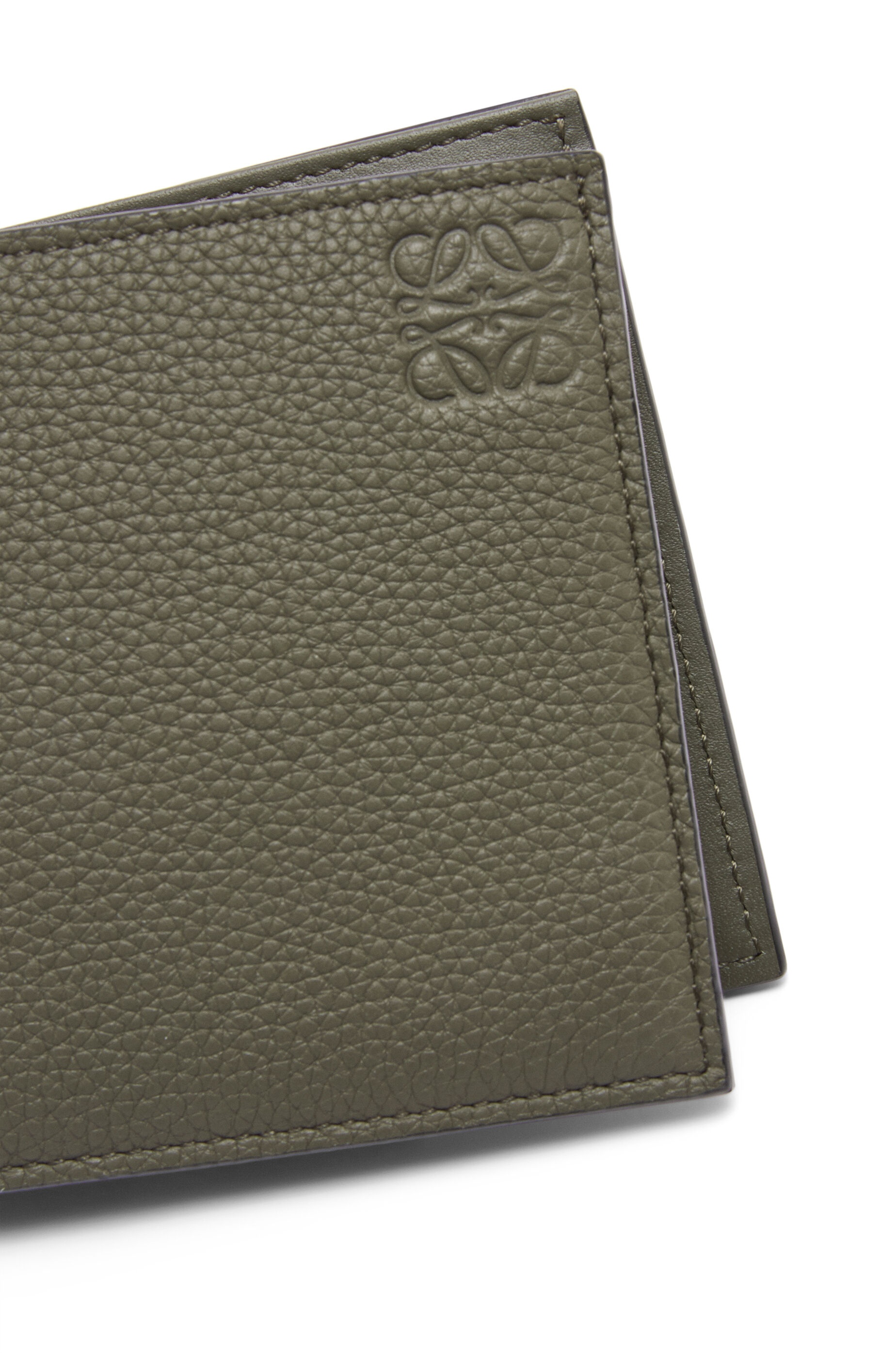 Bifold coin wallet in soft grained calfskin - 5