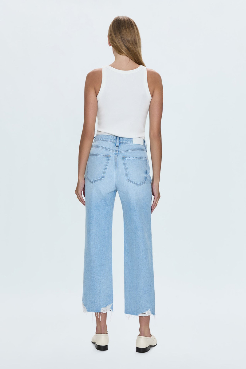 CASSIE SUPER HIGH RISE STRAIGHT JEAN - LEISURE VINTAGE 7