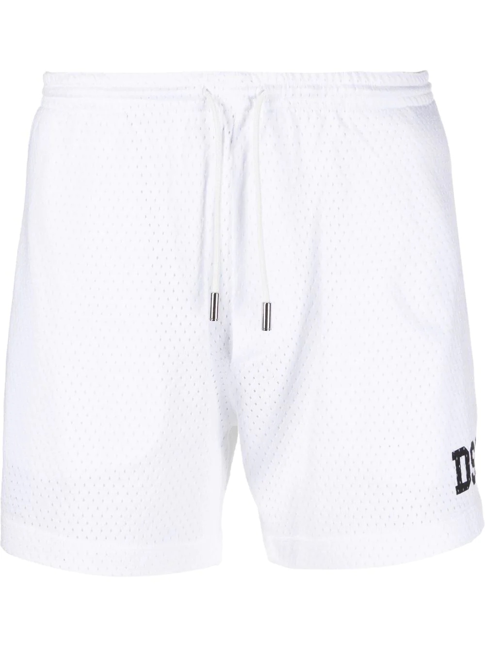 logo-print track shorts - 1