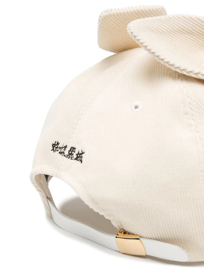 UNDERCOVER bunny ears corduroy baseball cap outlook