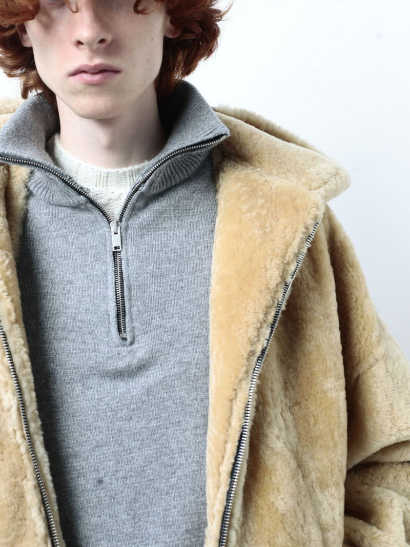 Rhude CORE CASHMERE KNIT QUARTER-ZIP outlook