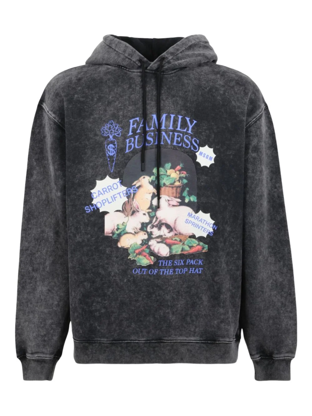 graphic-print hoodie - 1