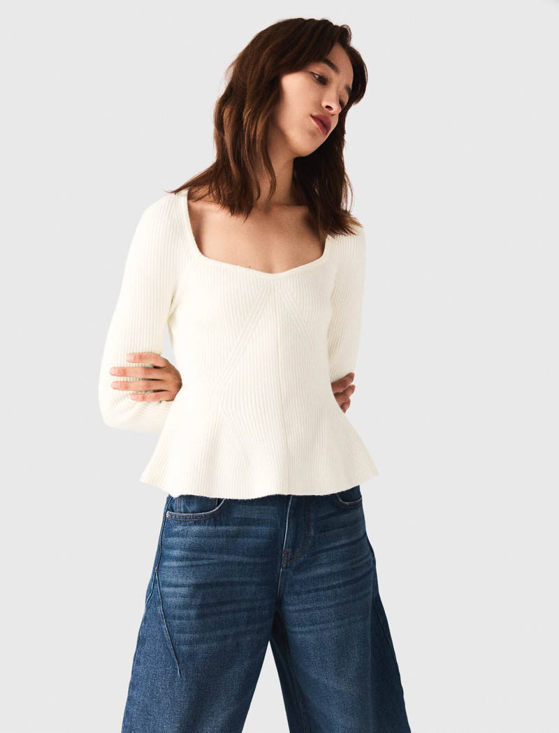 Peplum sweater 5