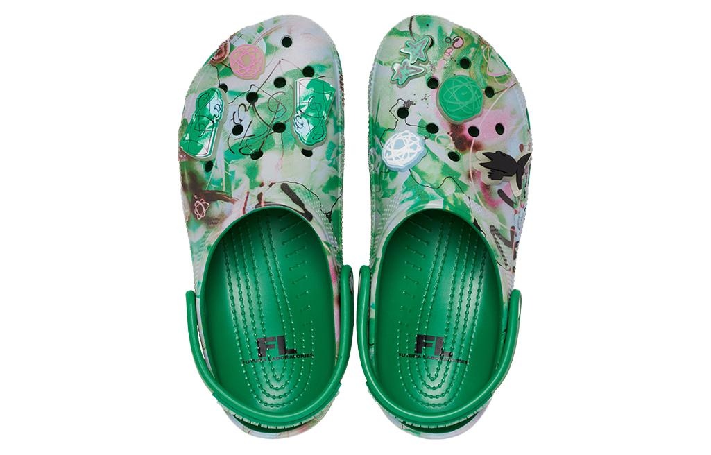 Crocs x Futura Laboratories Classic Clog 'Green Ivy' 209622-3WH - 5