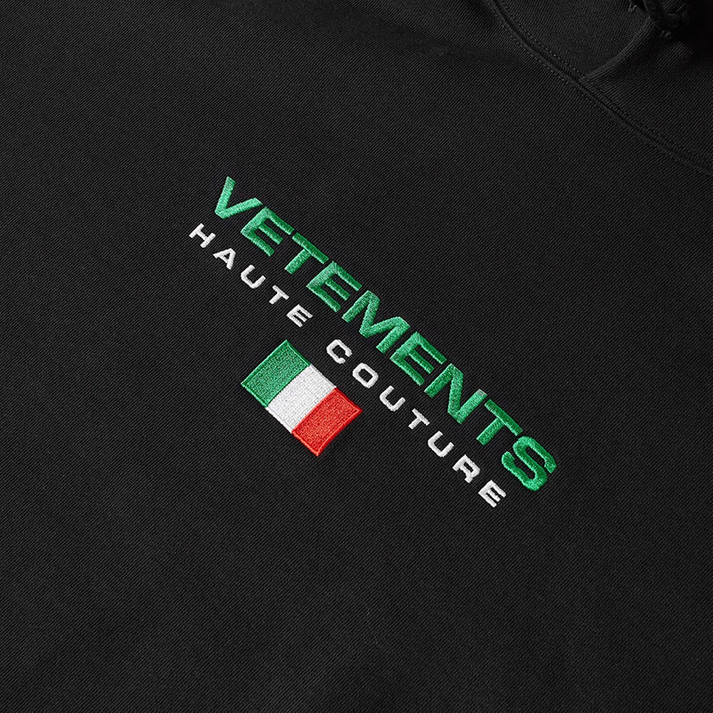 VETEMENTS VETEMENTS Haute Couture Logo Popover Hoody outlook