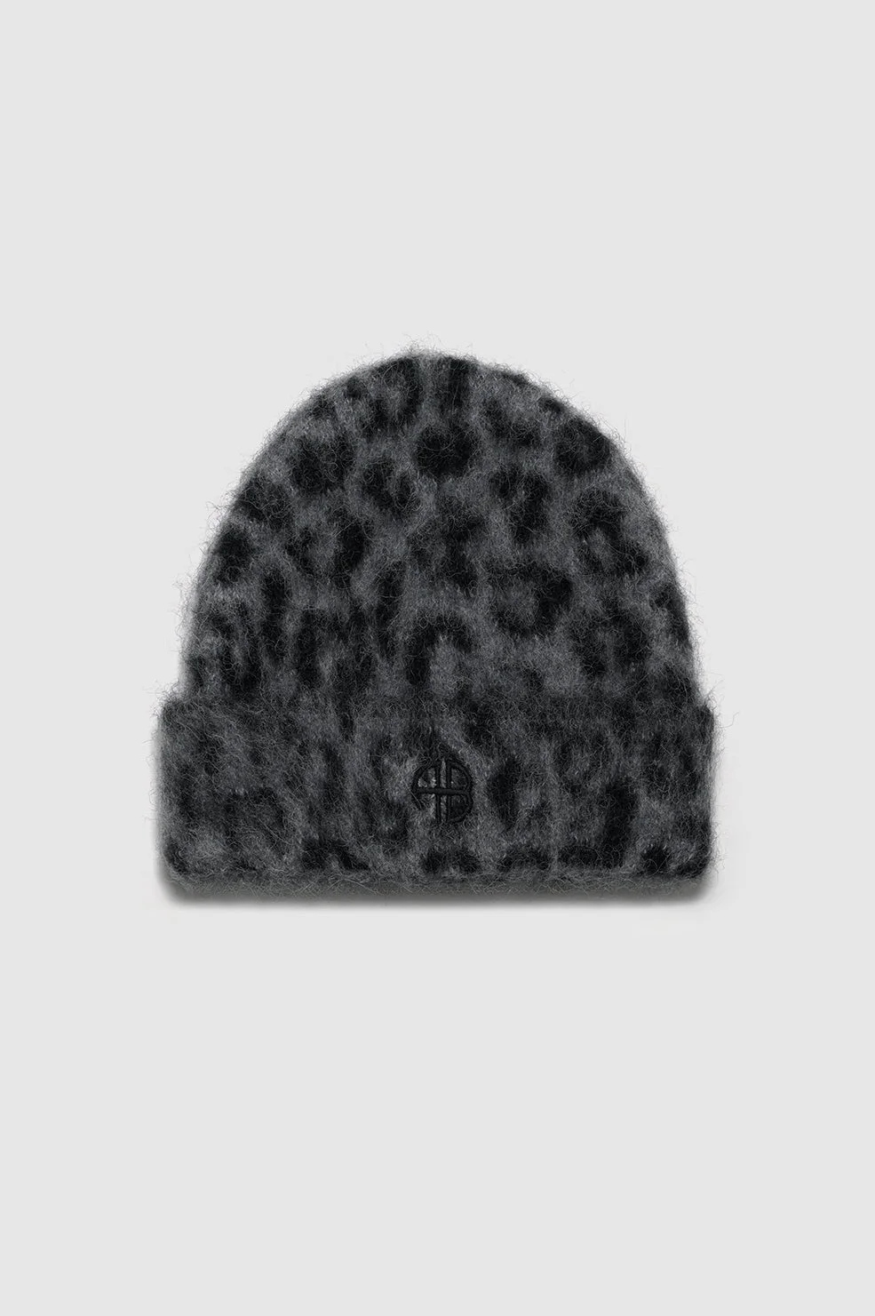 Elia Beanie - Grey Leopard - 1