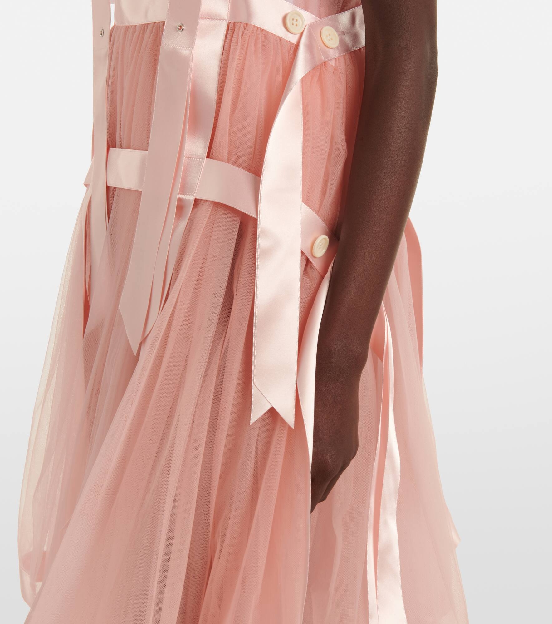 Tulle midi dress - 5