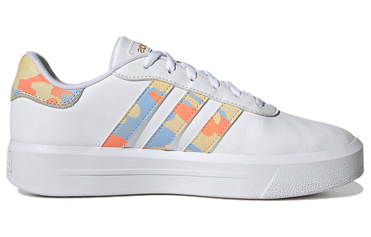 (WMNS) adidas neo Court Platform 'White Blue Orange' H06298 - 2