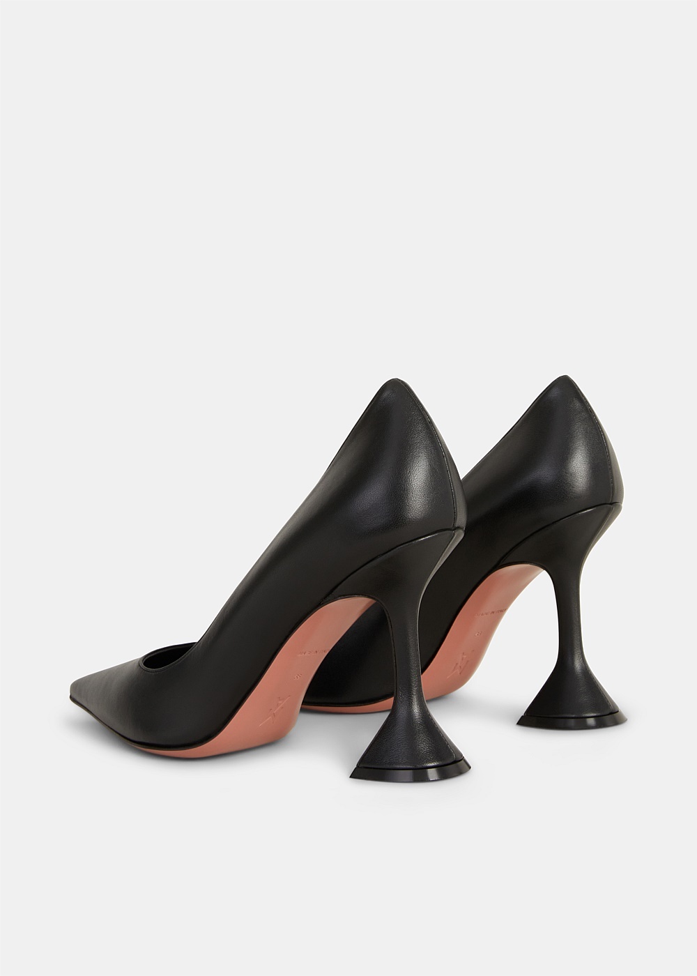 Black Nappa Ami Pump - 3