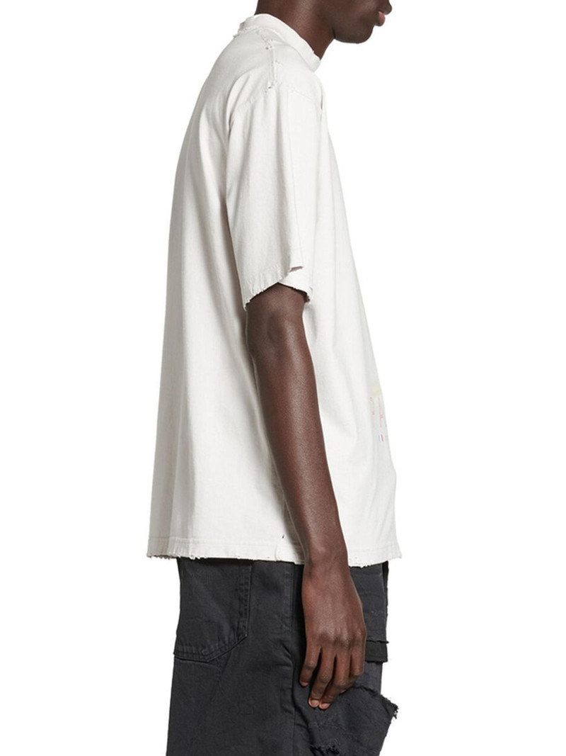 Paris Liberty Medium Fit T-Shirt - Off White 4