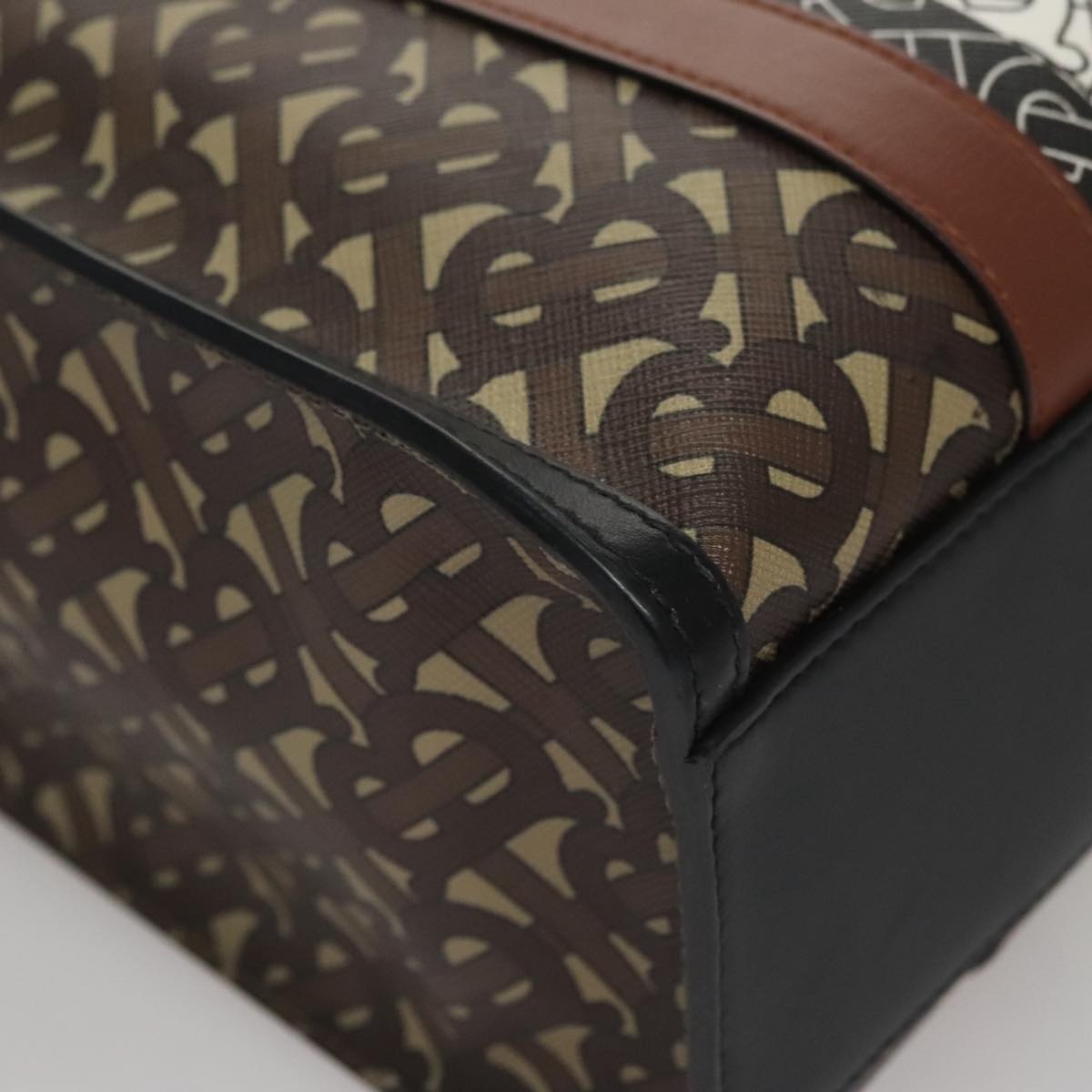 Burberry Tote Bag Pvc Brown - 12