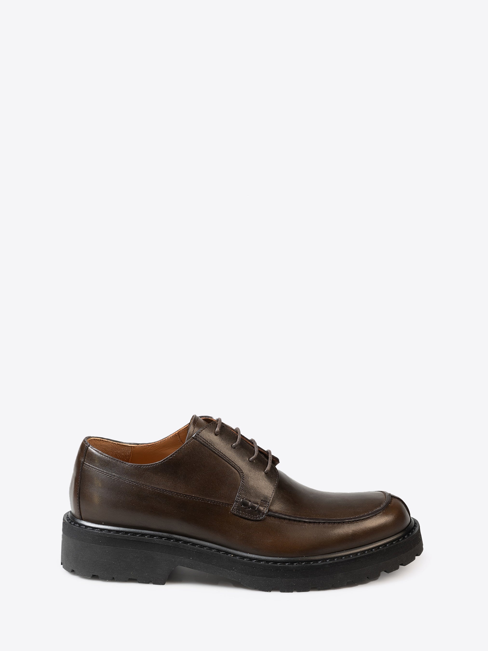 LEATHER DERBY SHOES - 1