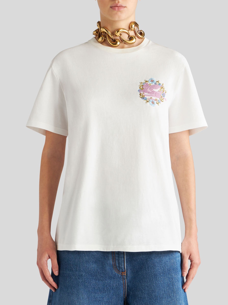 T-SHIRT WITH EMBROIDERY - 2