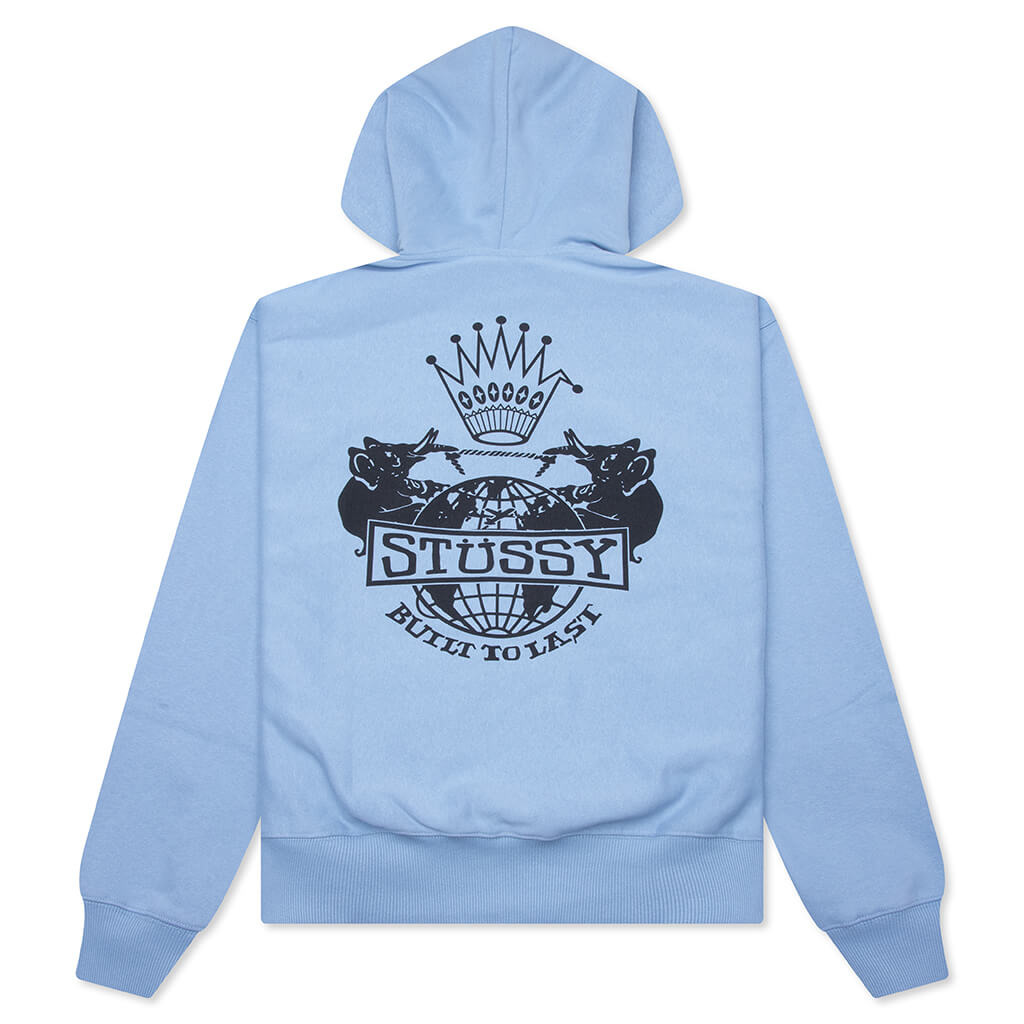 BUILT TO LAST ZIP HOODIE - SLATE - 2