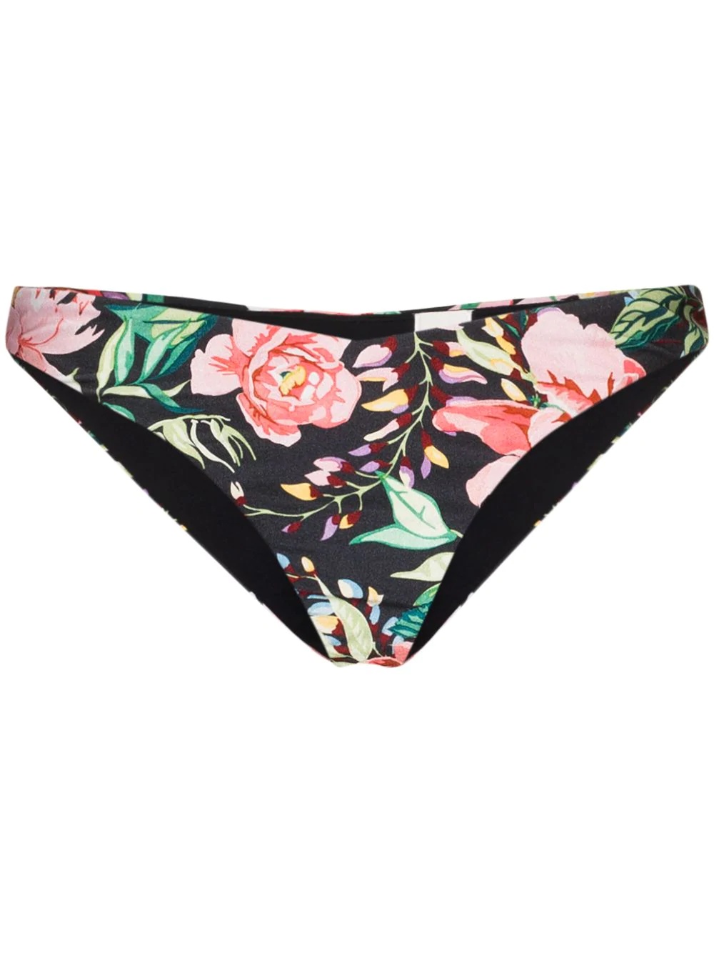 Bellitude floral print bikini bottoms - 1