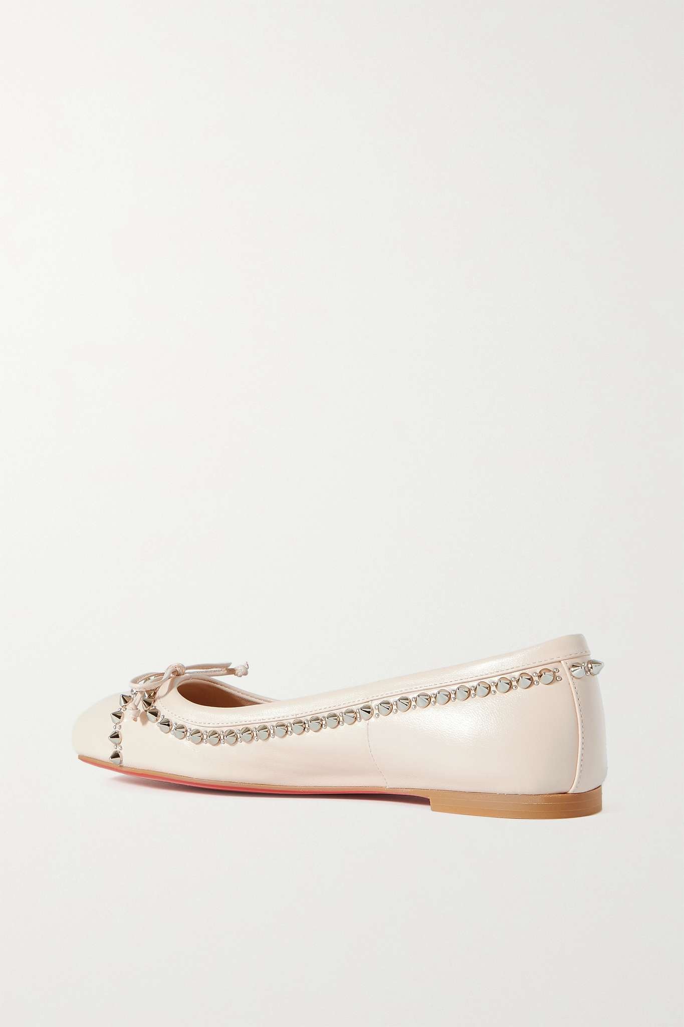 Mamadrague spiked leather ballet flats - 3