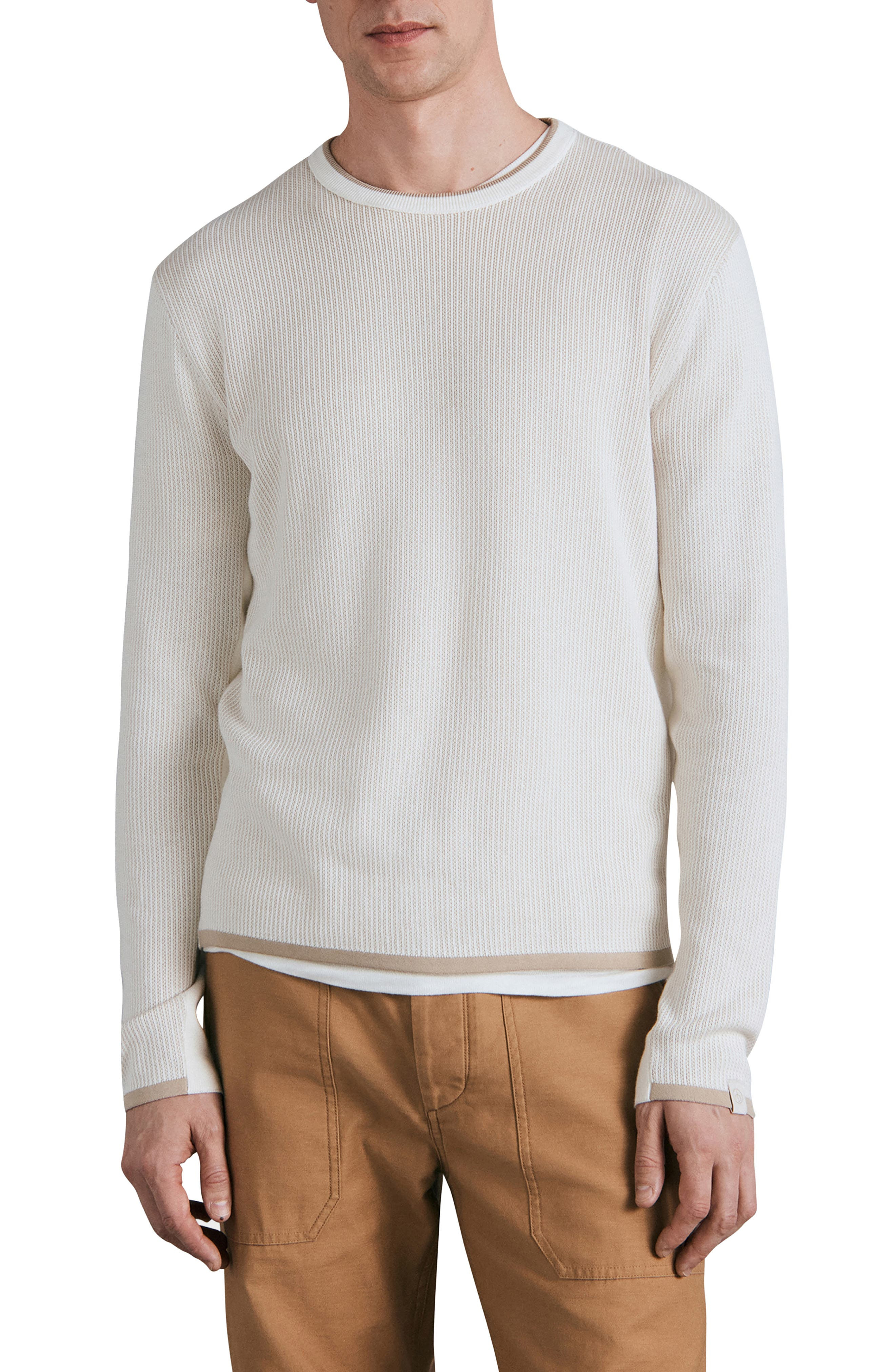Harvey Crewneck Cotton & Linen Sweater - 1