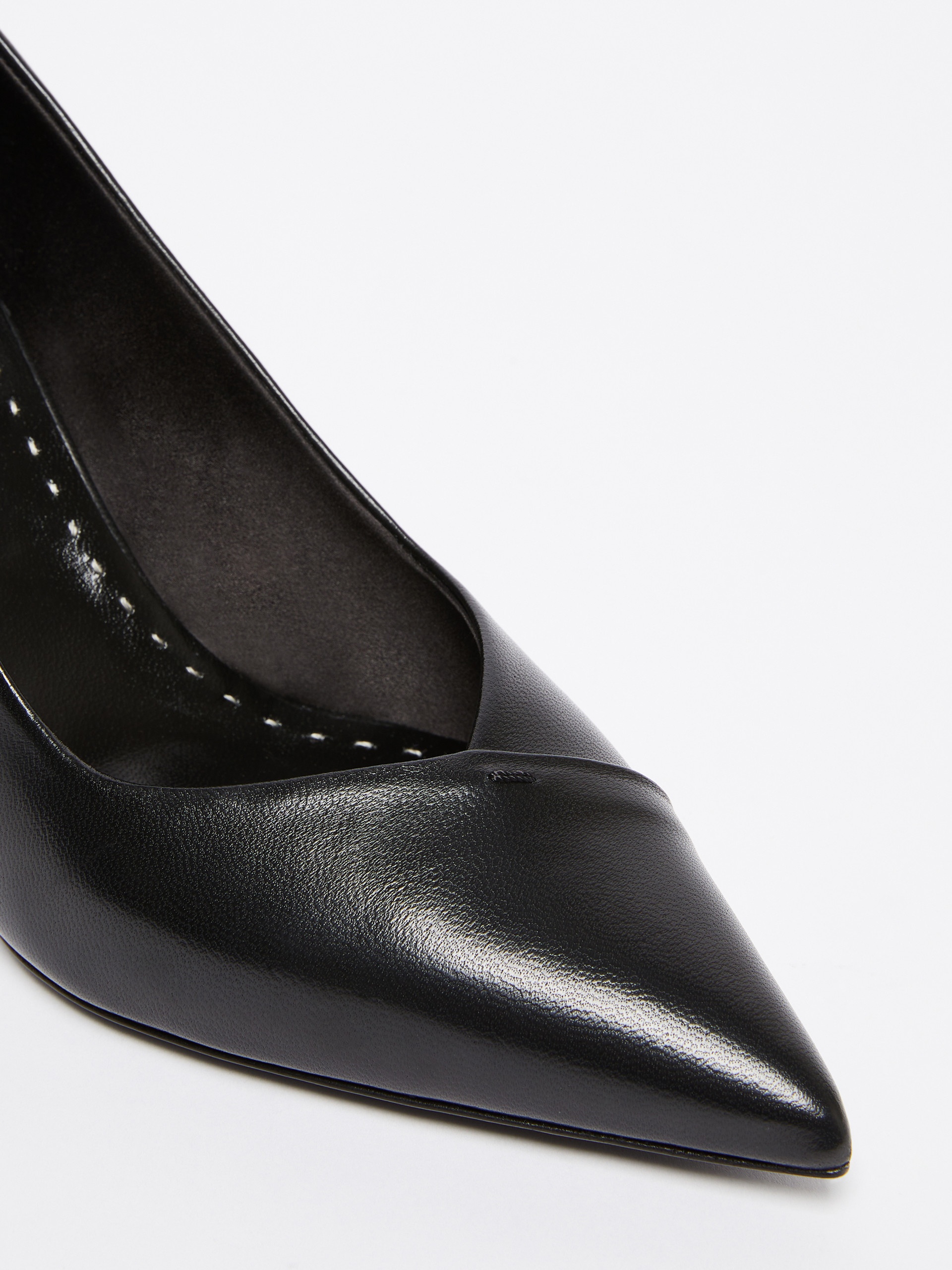 PHYLLIS Nappa leather court shoes - 4