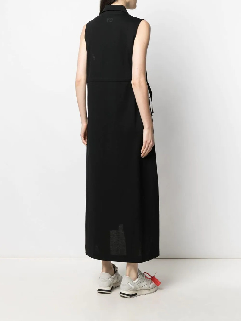 sleeveless polo shirtdress 4