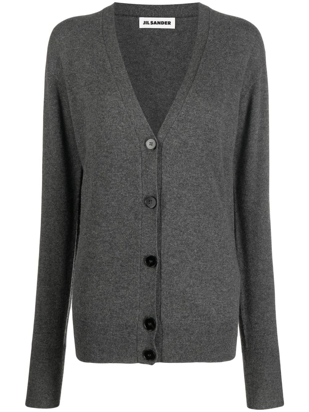 button-down cashmere cardigan - 1