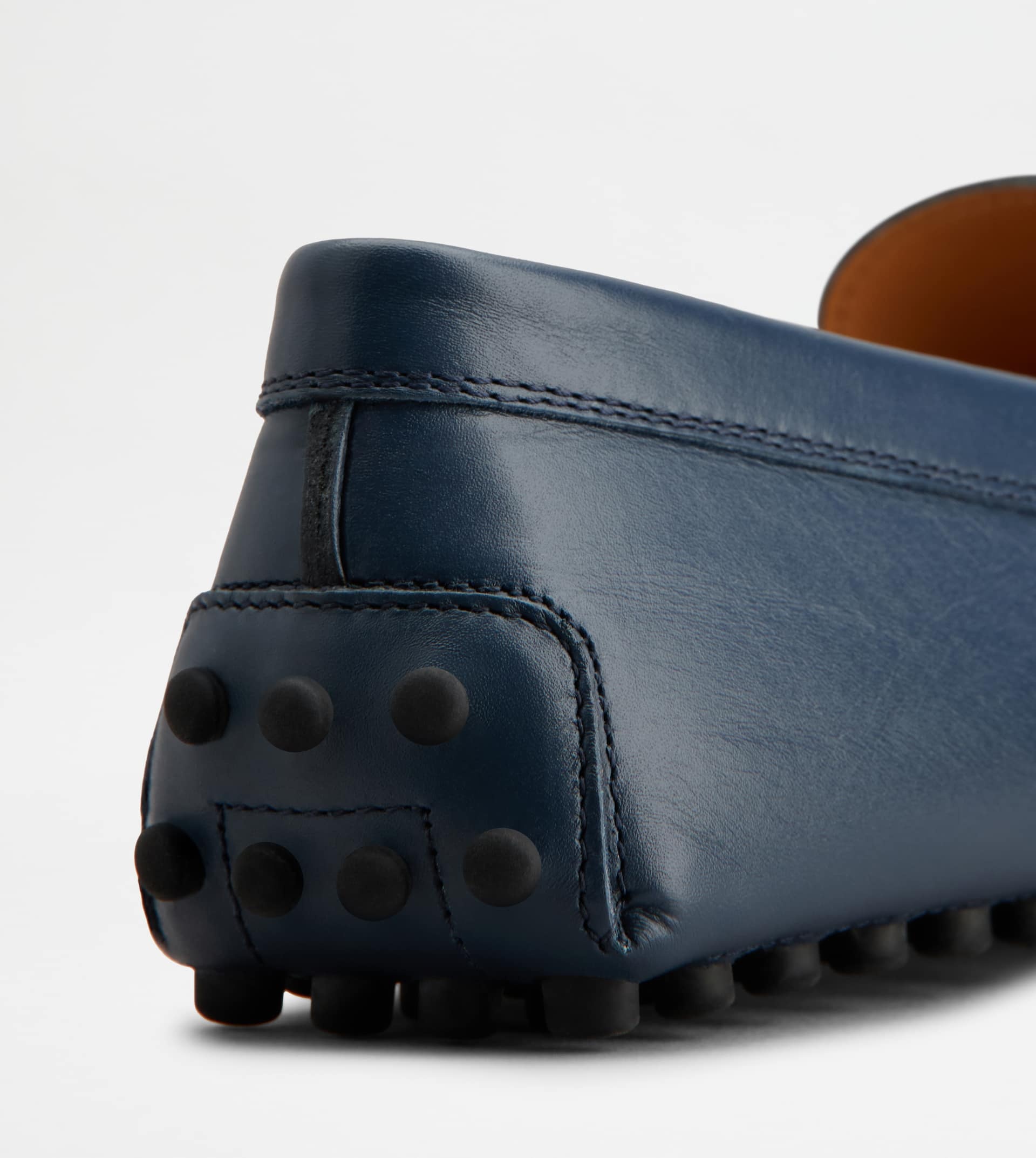 GOMMINO DRIVING SHOES IN LEATHER - BLUE - 6
