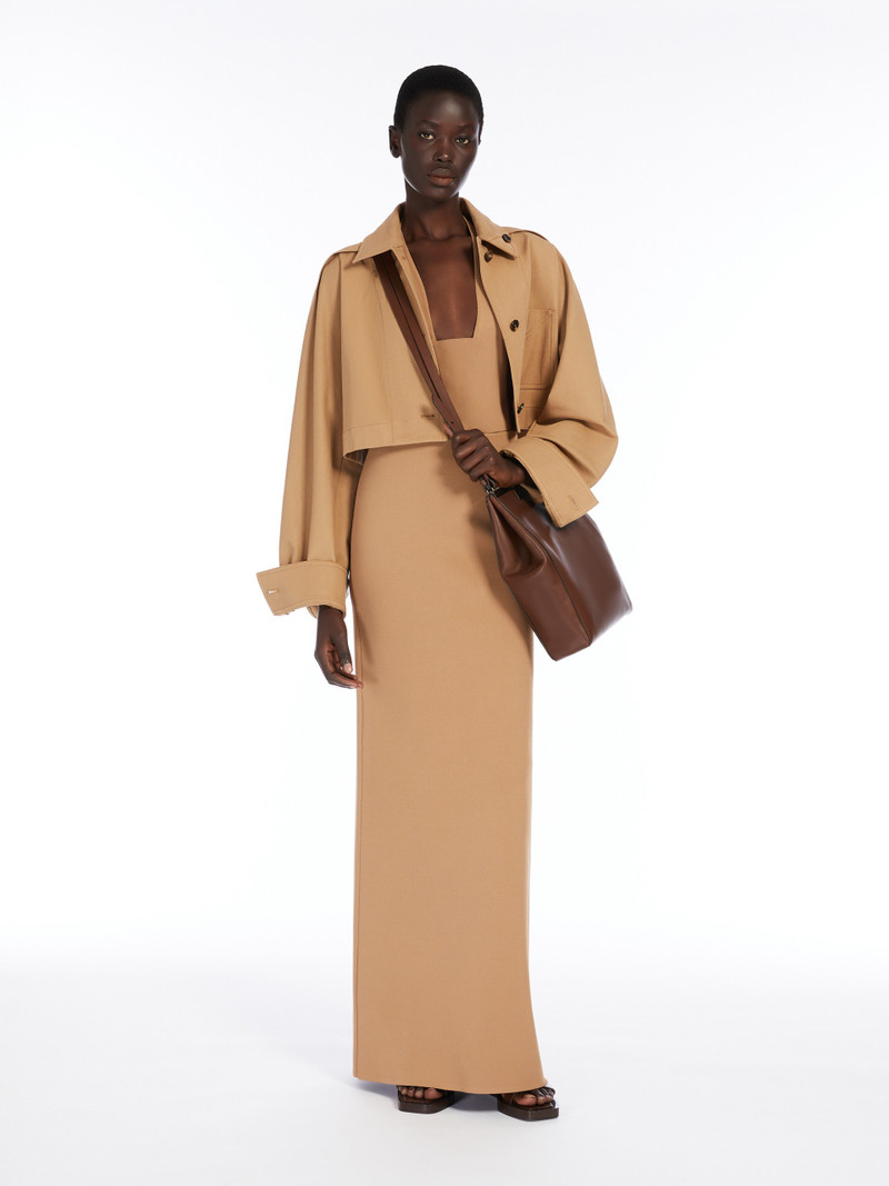 Max Mara ALCE Viscose crêpe skirt outlook