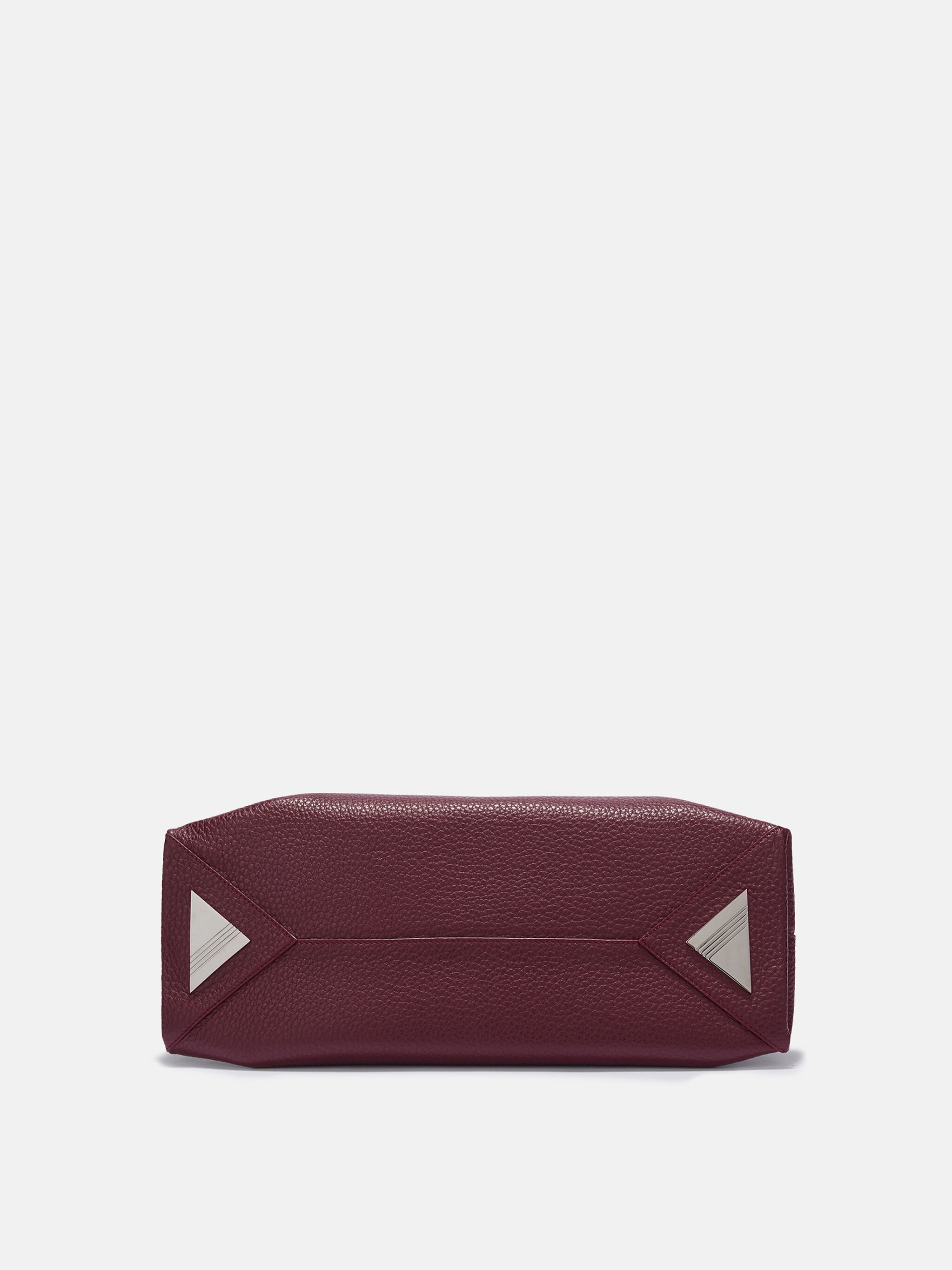 LA PASSEGGIATA MEDIUM" BURGUNDY TOP HANDLE - 4