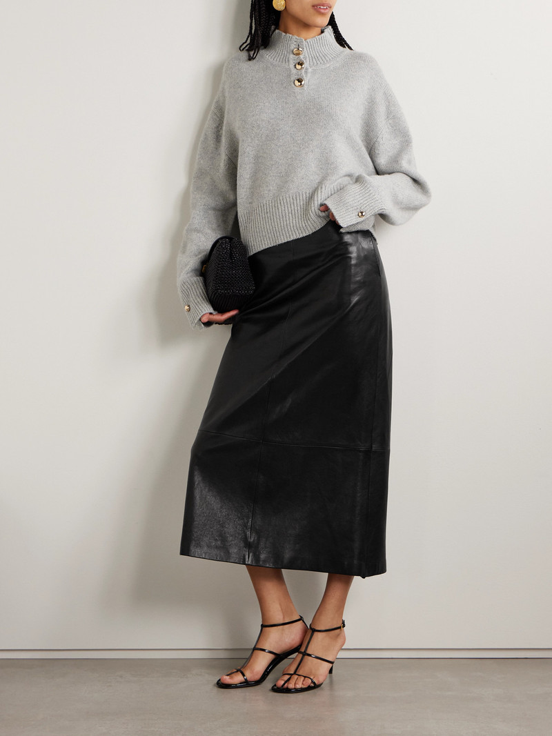 BRANDON MAXWELL The Rowe Cropped Recycled-cashmere Sweater outlook