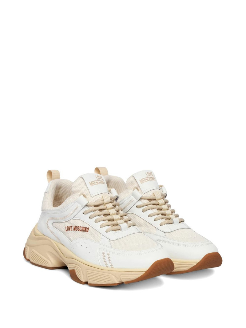 Moschino panelled sneakers outlook