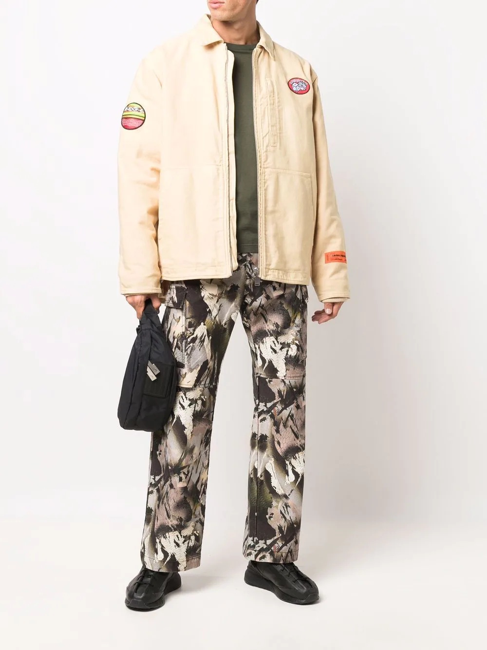 camouflage-print cargo trousers - 2