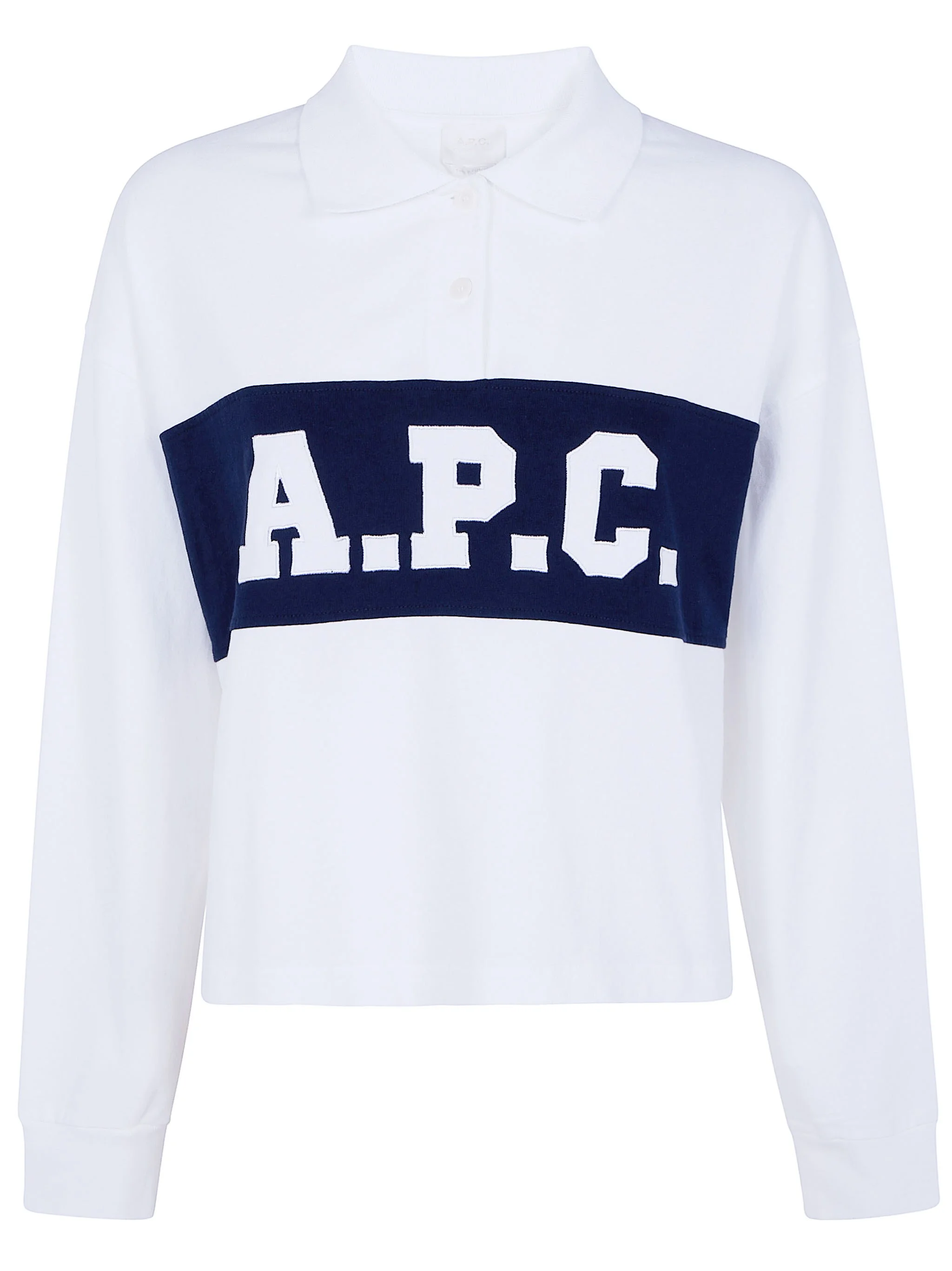 A. P.C. Polo Shirt White "Brianne" - 1