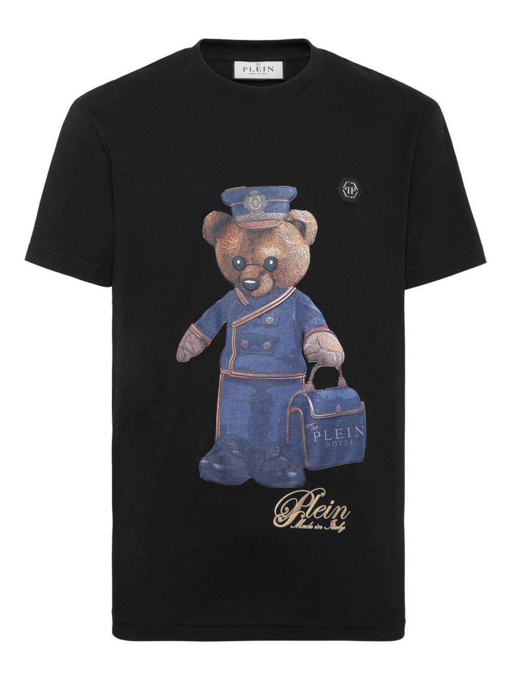 Teddy Bear-print cotton T-shirt - 1