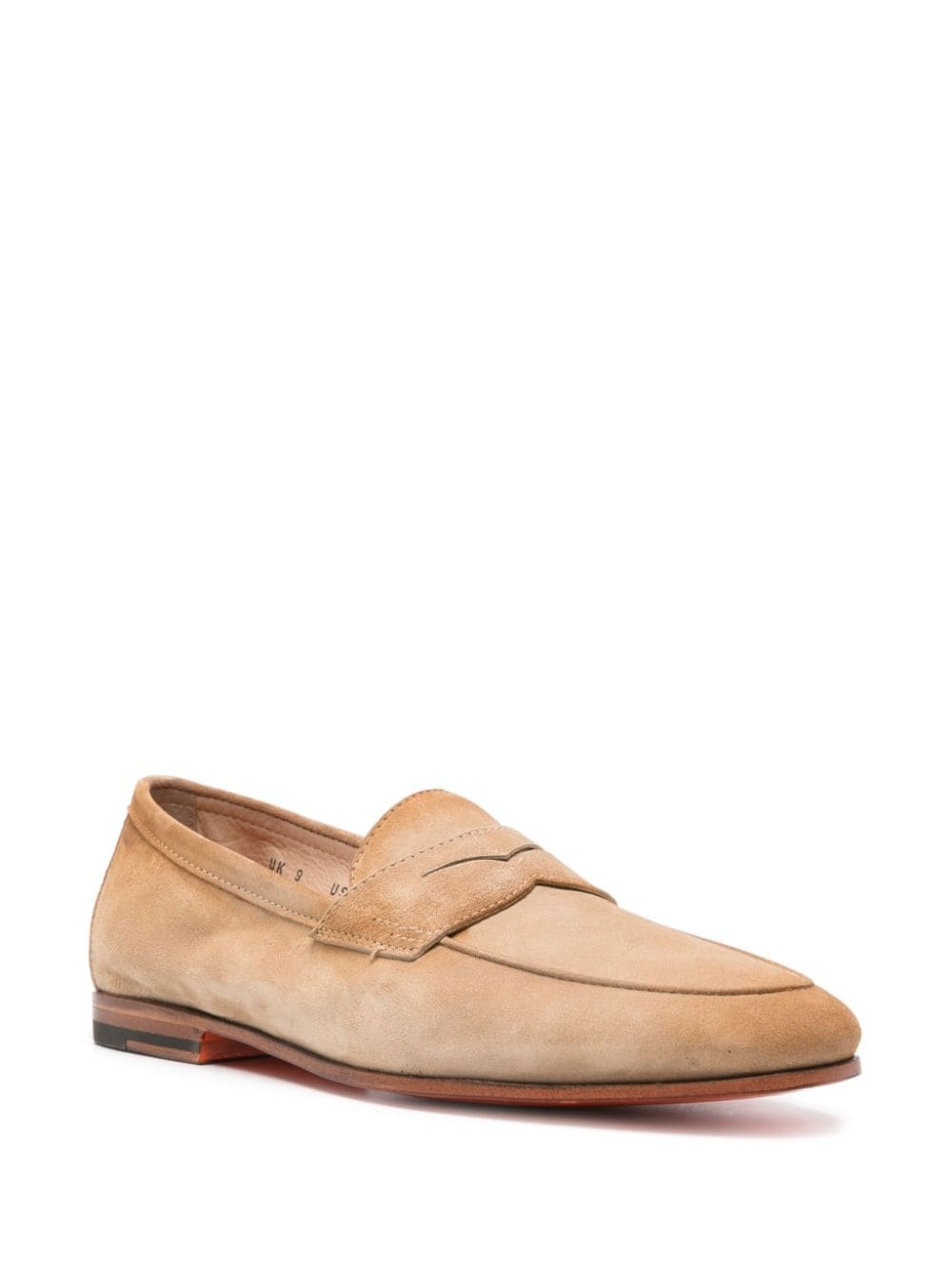 suede penny loafers - 2