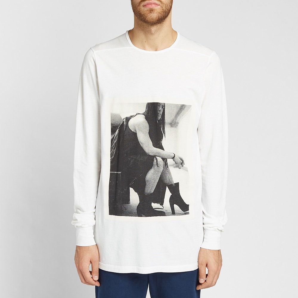 Rick Owens DRKSHDW Long Sleeve Rick Photo Tee - 3