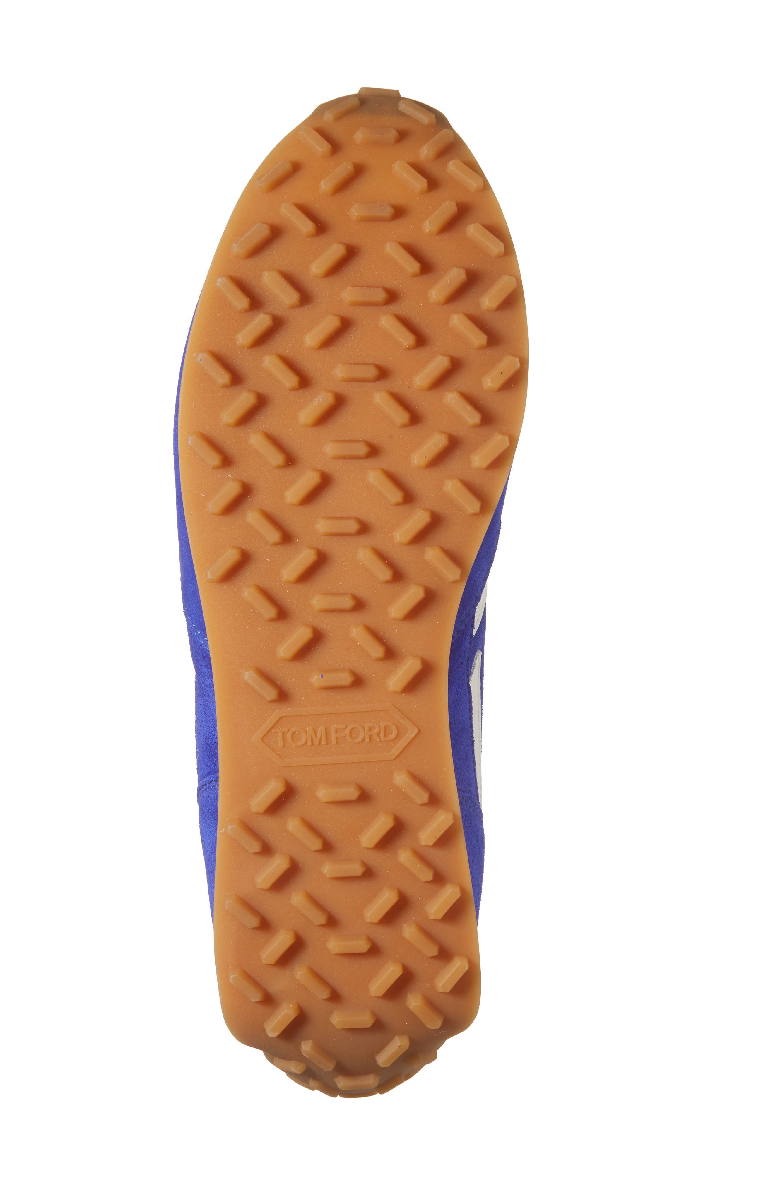 TOM FORD Mick Mixed Media Sneaker in 5V006 E Purple/White/Amber at Nordstrom - 6