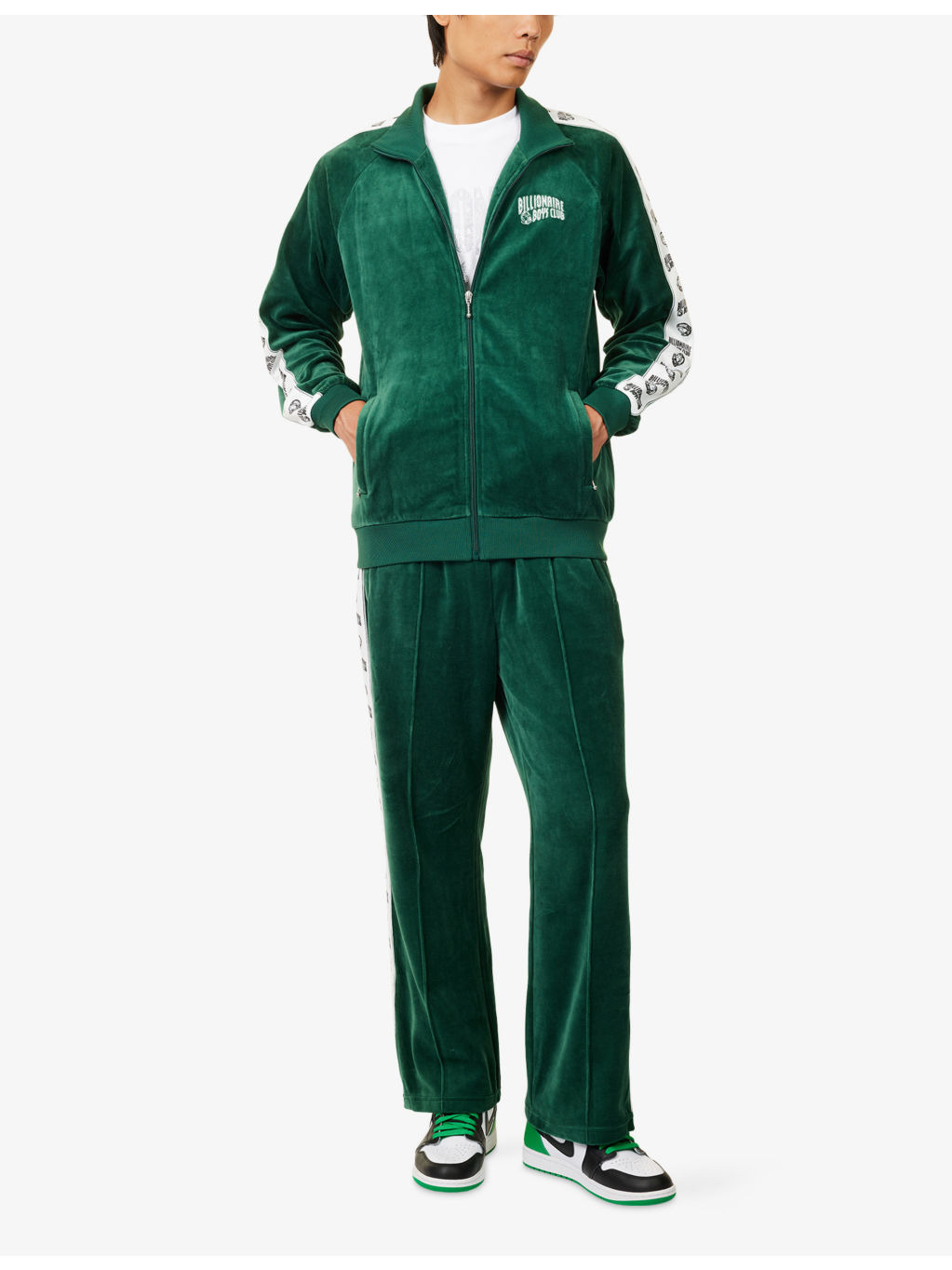Embroidered Logo-Print Cotton-Blend Track Jacket - 2