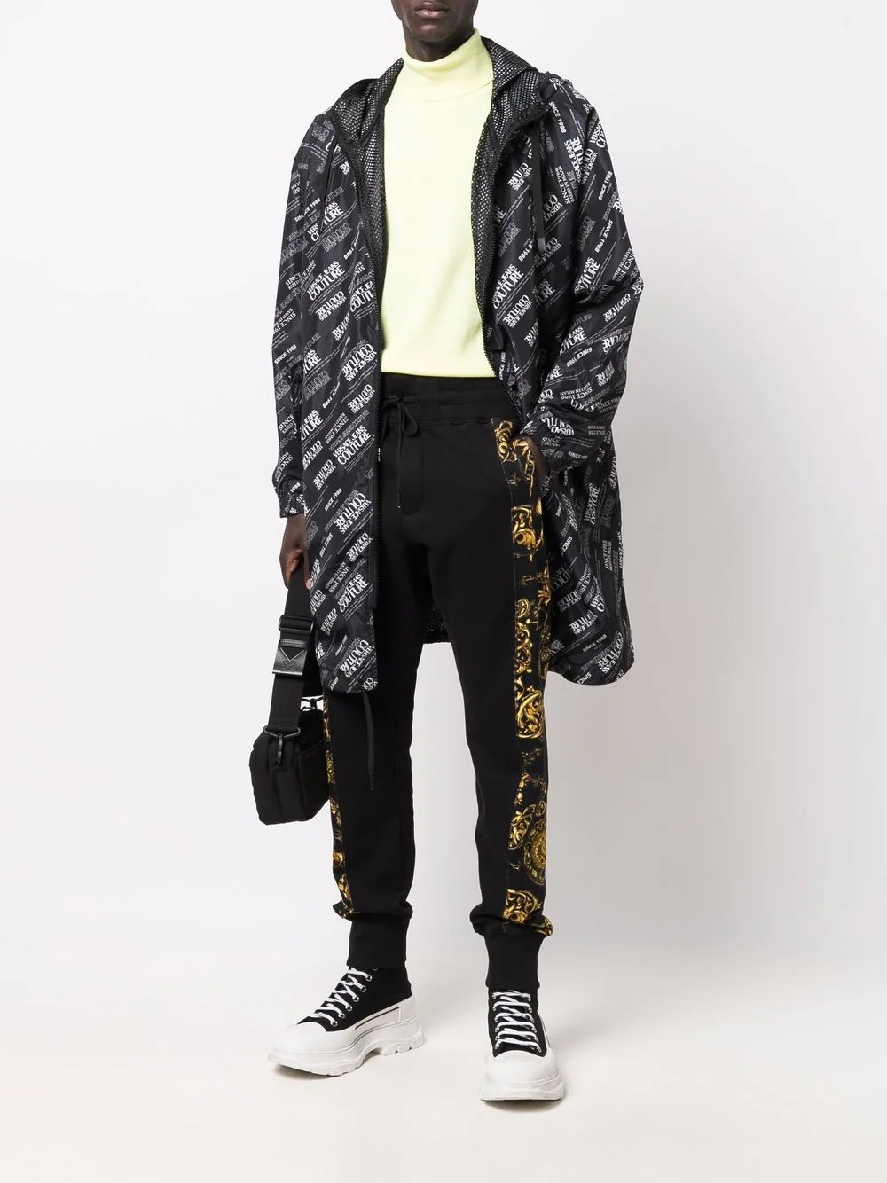 baroque-print track pants - 2