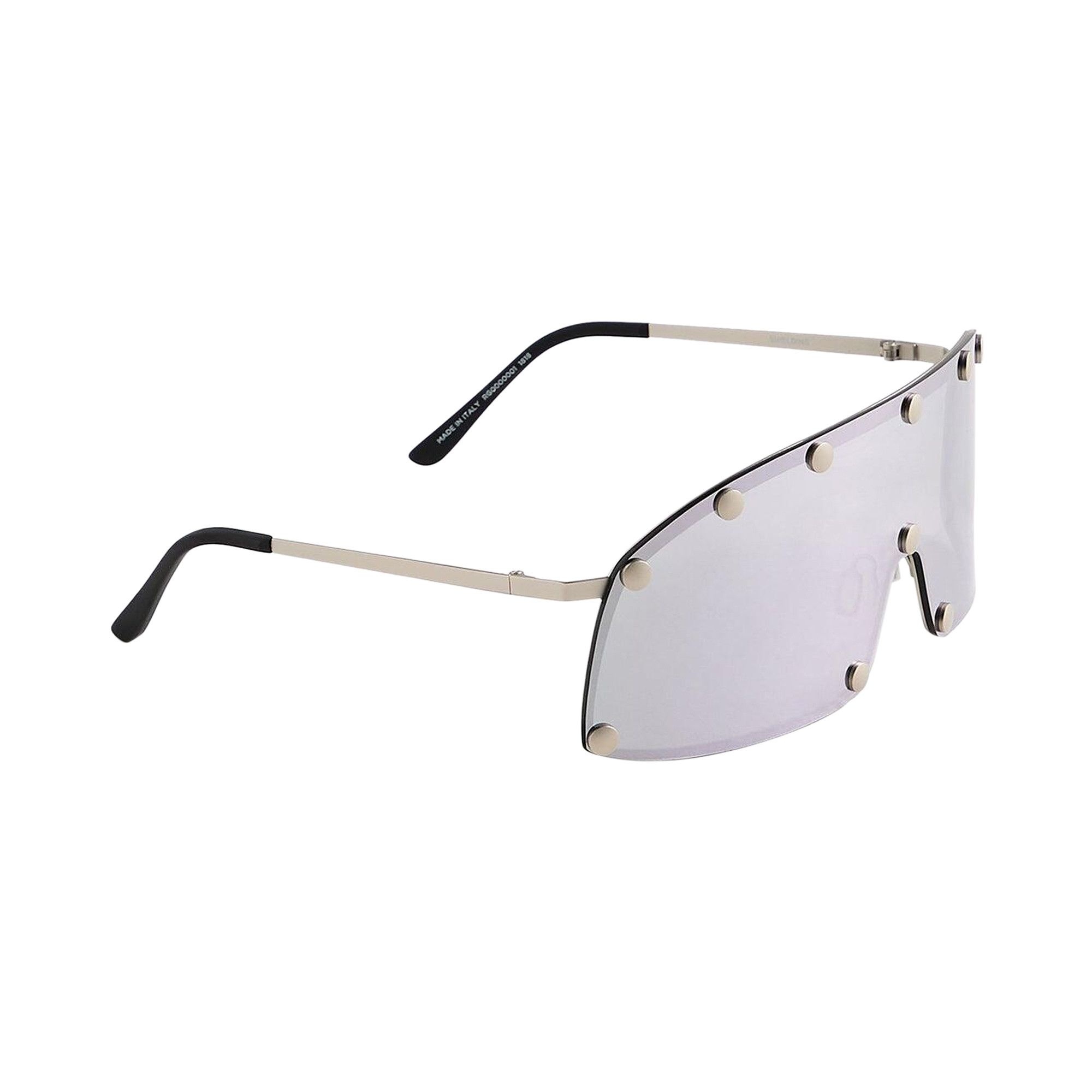 Rick Owens Shield Sunglasses 'Silver' - 2