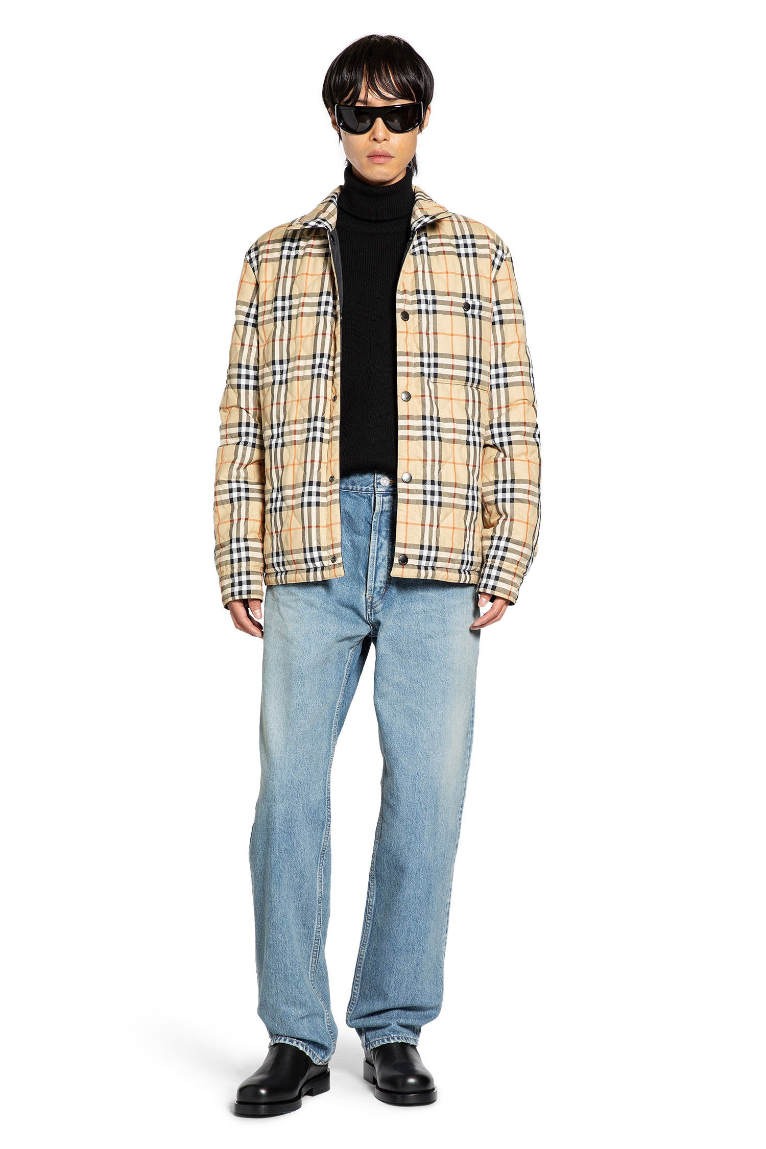 Reversible Quilted Nylon Overshirt - 7