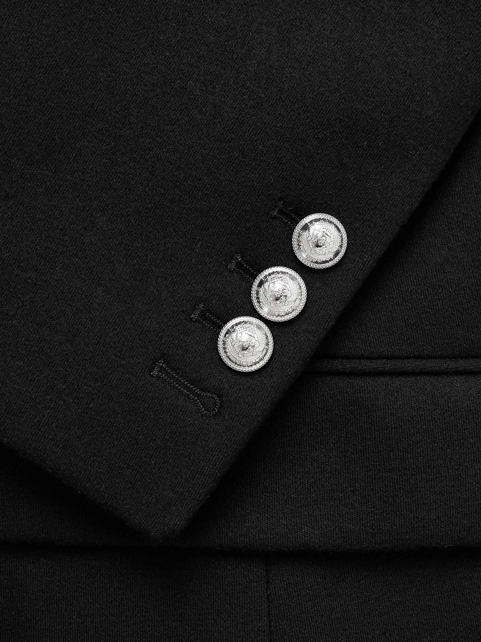 Double-Breasted Wool and Cashmere-Blend Blazer - 5